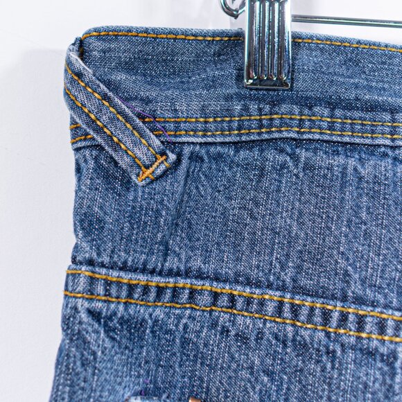 ENYCE Hip Hop Baggy Jeans 37 x 32 Y2K Embroidered Skater Wide Leg Streetwear - Picture 12 of 14